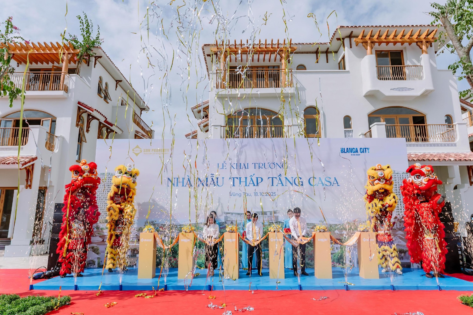 Khai truong nhà mẫu Casa Blanca City Vũng Tàu