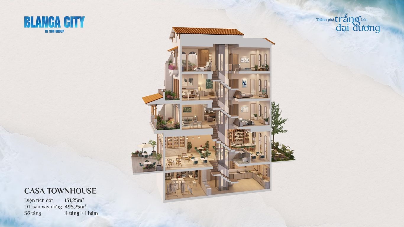 Nhà Phố Casa townhouse đầu tư sinh lời bền vững tại Vũng Tàu 2025