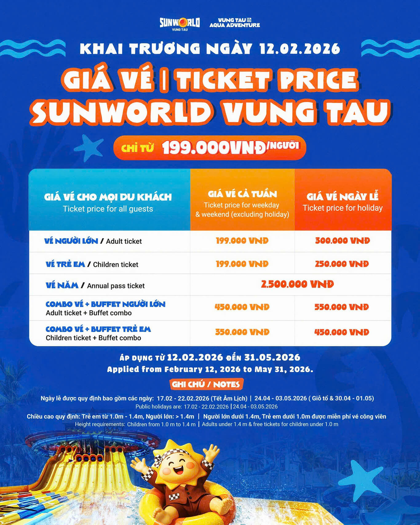 Tất Tần Tật Sunworld Vũng Tàu ở đâu? Giá vé và kinh nghiệm vui chơi A – Z