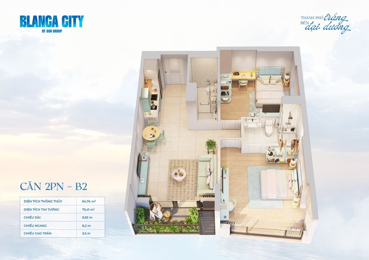 Căn Hộ B6B7 Blanca City