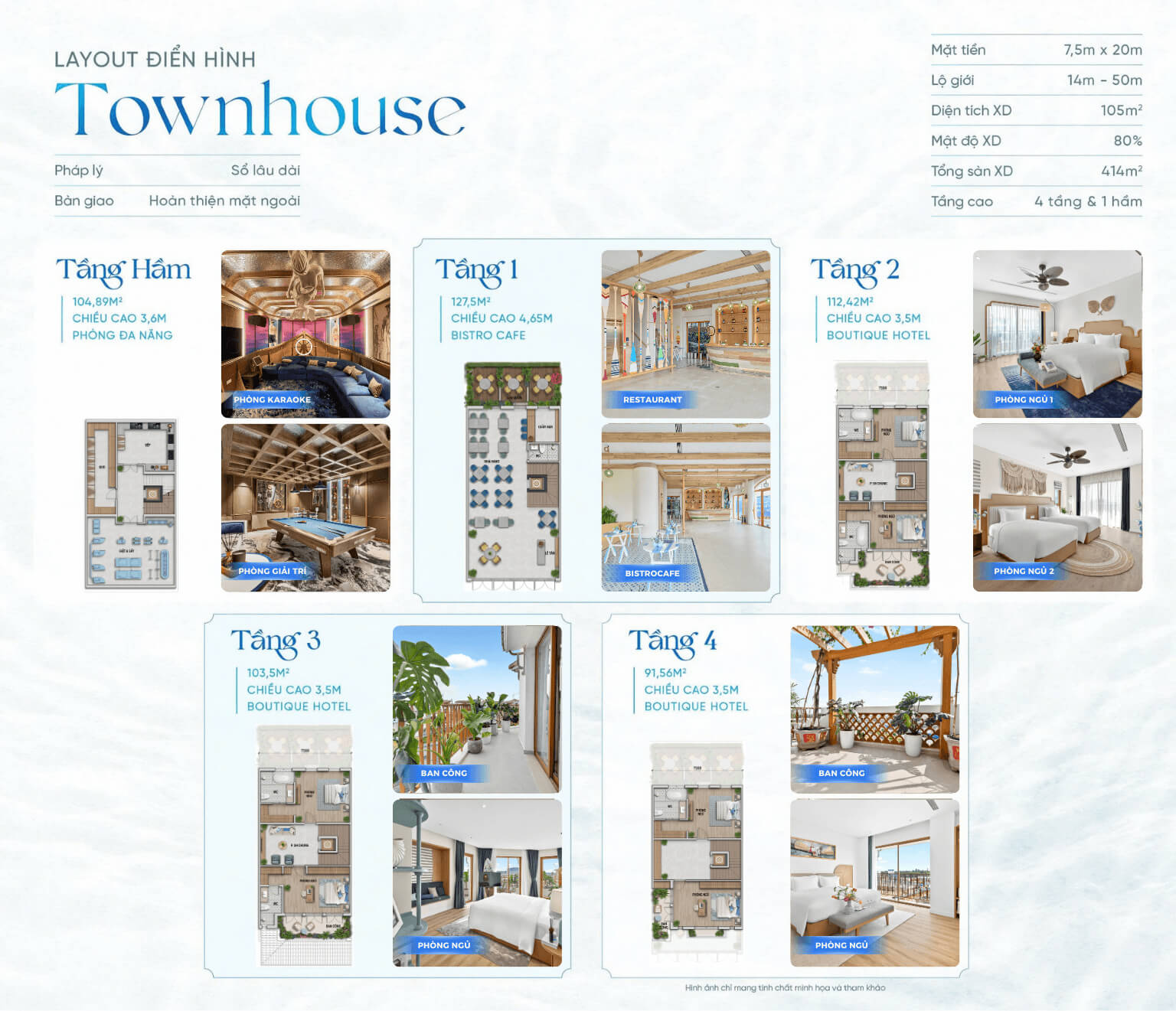 thiết kế nhà phố casa townhouse