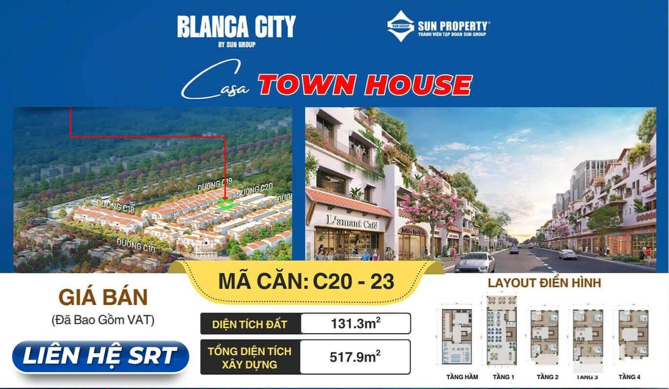 Nhà phố townhouse c23-23