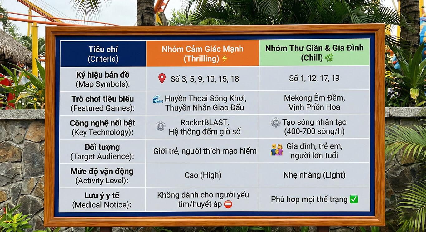 Bản Đồ Sun World Vũng Tàu Mới Nhất: Review Chi Tiết Các Khu Vực & Trò Chơi