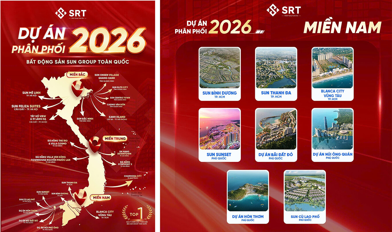 SRT Group – Đối Tác Chiến Lược Toàn Diện Sun Group 2025: Dấu Ấn Tiên Phong & Cơ Hội Tại Blanca City