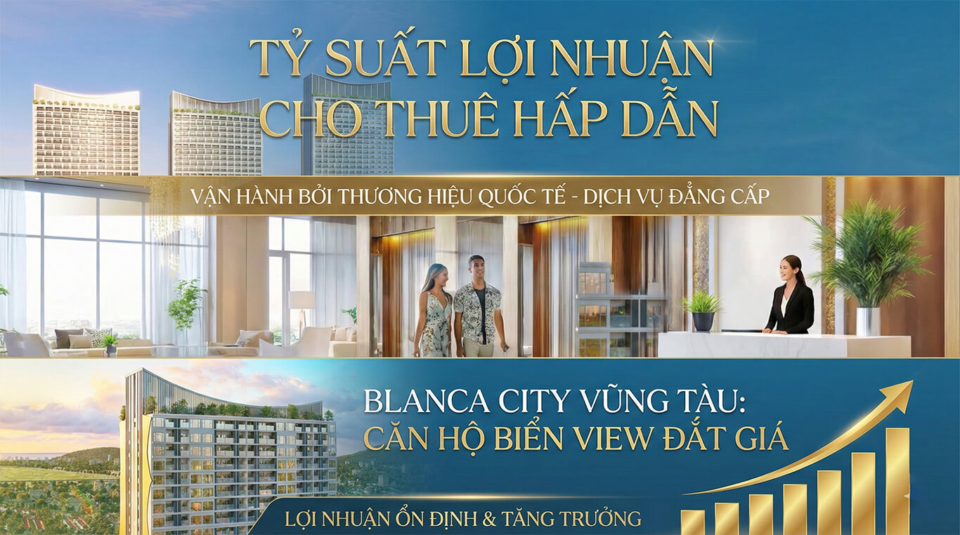 Căn hộ Vũng Tàu gần biển Tiềm năng sinh lời vượt trội 2026