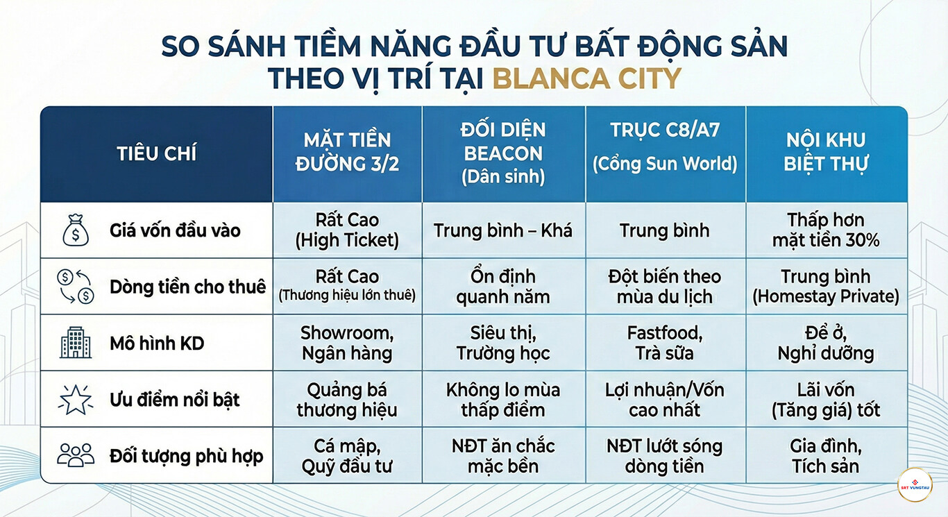 Tư Vấn Chọn Căn Blanca City: Chiến Lược Đầu Tư “Đối Diện Cái Gì – Bán Cái Đó” (Update 2026)