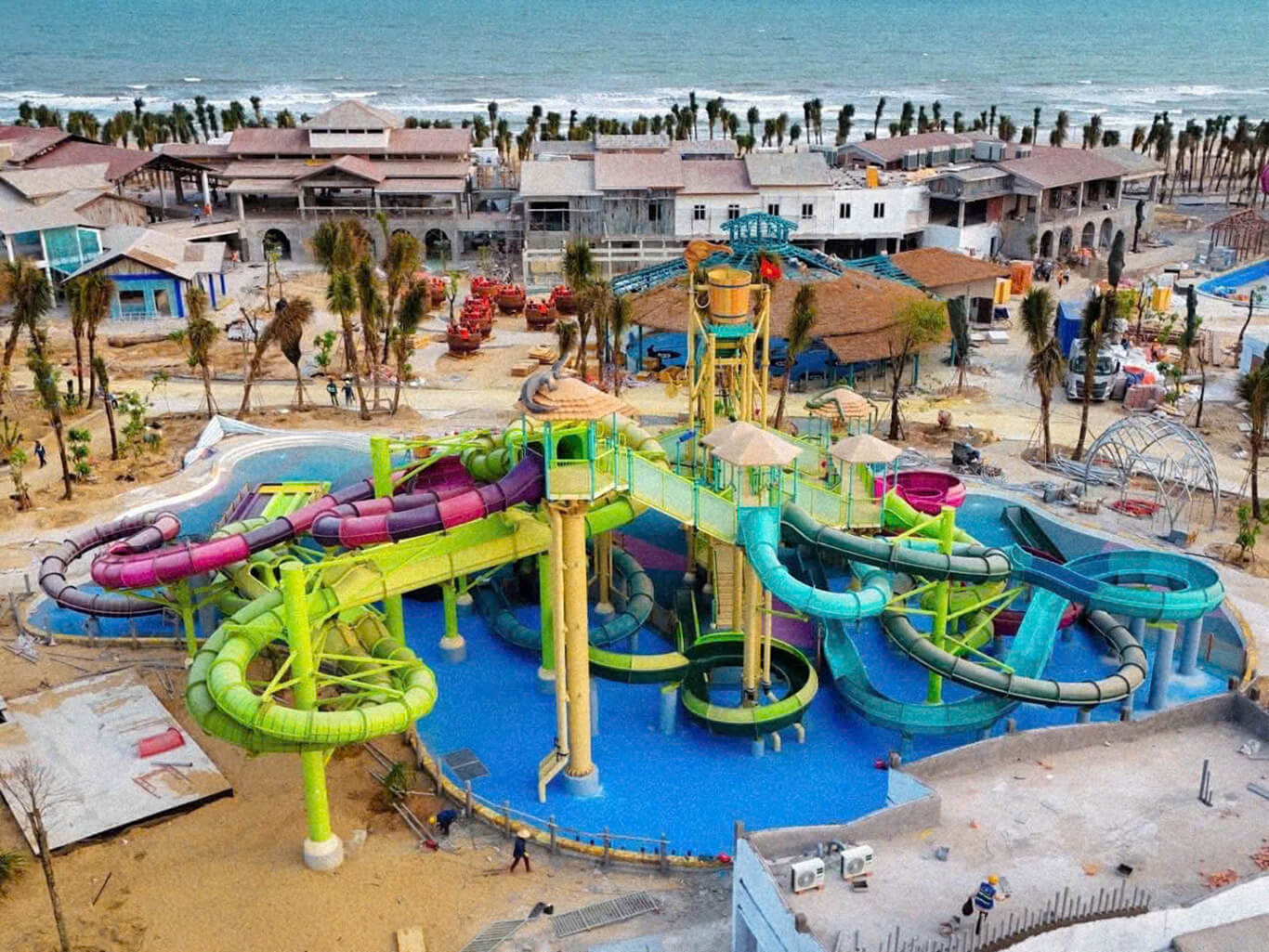 Tiến độ Blanca City Tháng 2/2026: Sun World Bơm Nước, Shophouse Sắp Bàn Giao