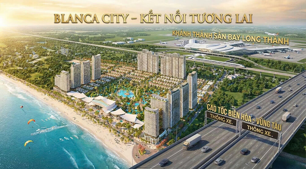 Vị trí Blanca City Vũng Tàu trung tâm kết nối mới