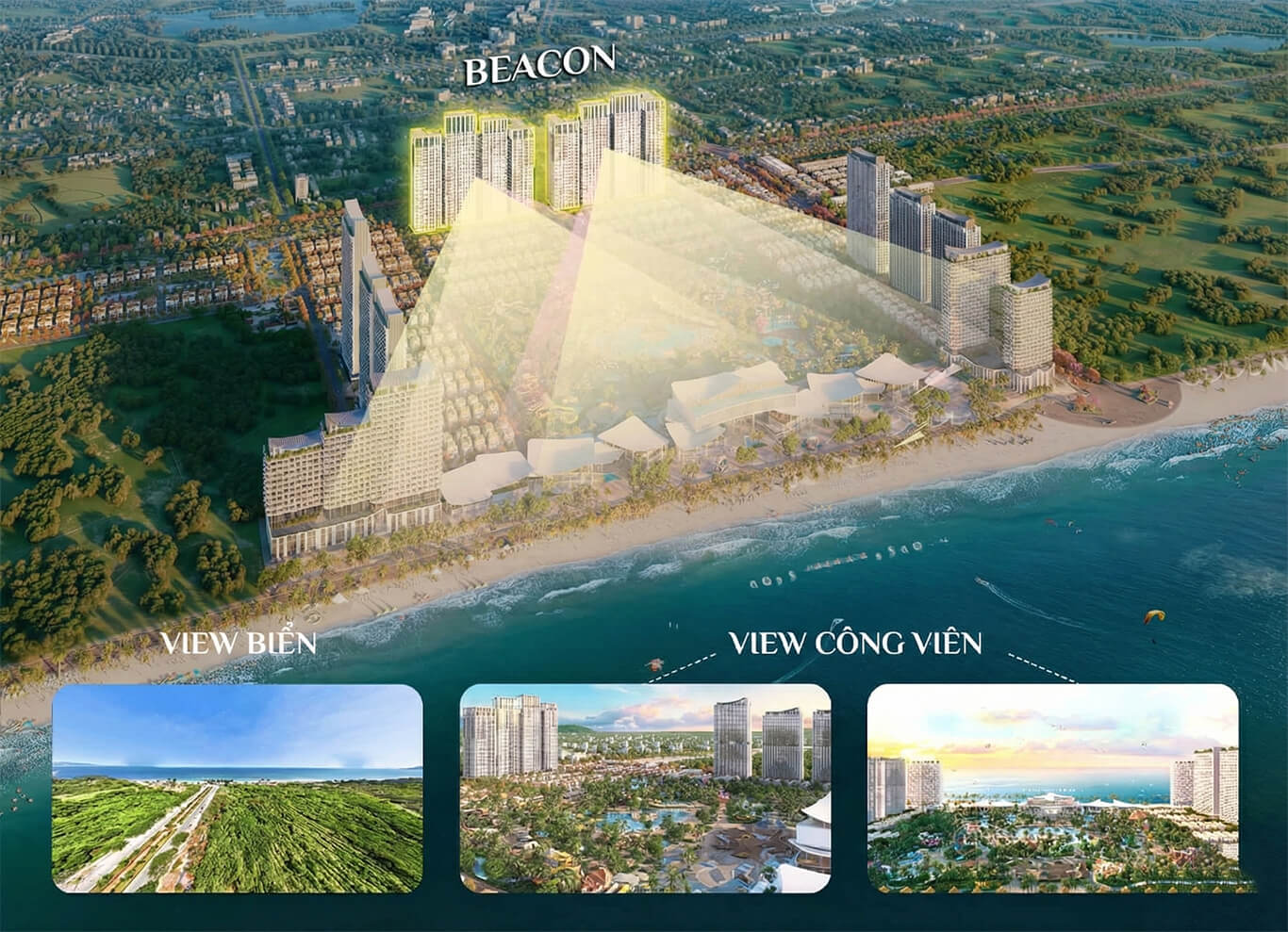 Layout căn hộ Beacon Blanca City: Phân tích thiết kế “Trần cao 3.6m” độc bản tại Vũng Tàu