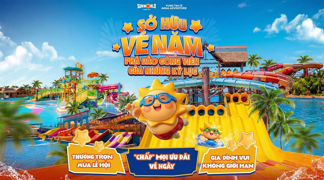 CẬP NHẬT BẢNG GIÁ VÉ SUN WORLD VŨNG TÀU 2026: CHI TIẾT VÉ LẺ, COMBO & KHUYẾN MÃI