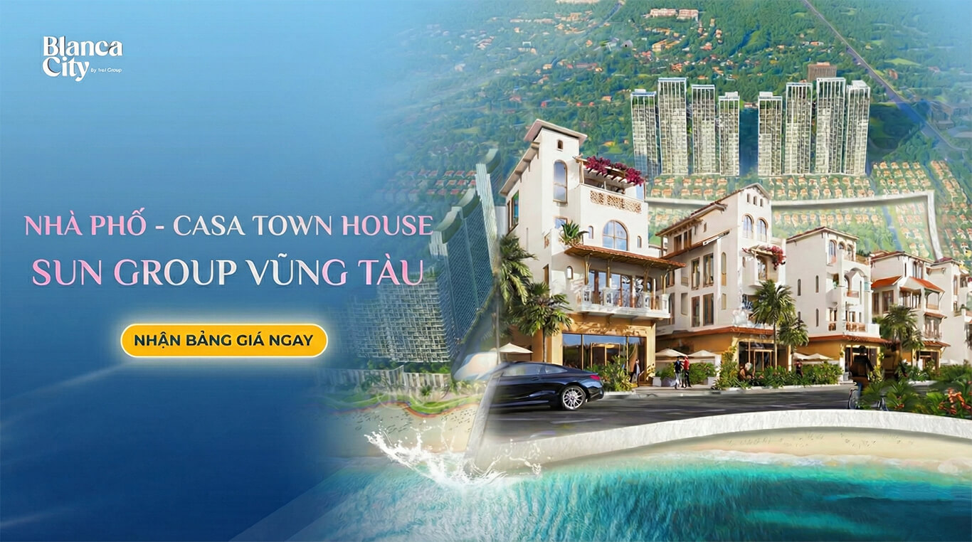 Bảng Báo Giá Bán Nhà Phố Blanca City Vũng Tàu