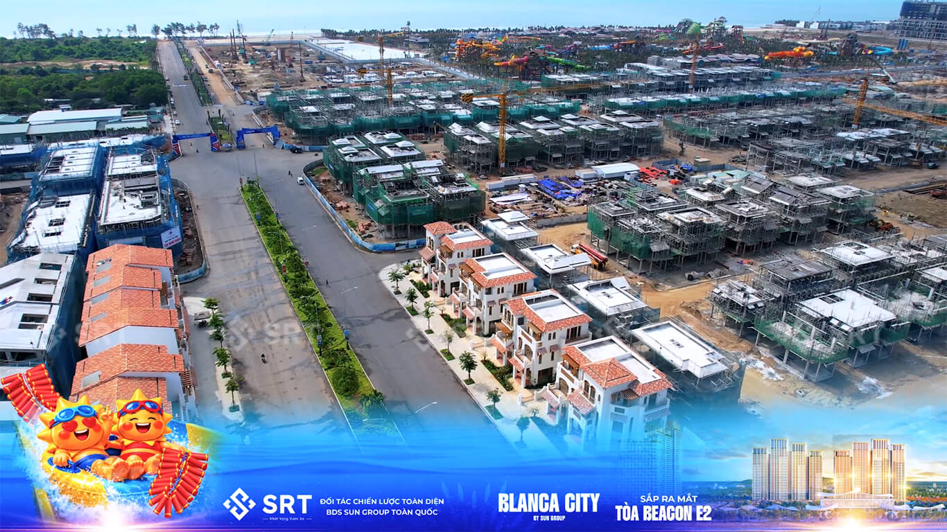 Tiến độ Blanca city Vũng Tàu Khu Biệt Thự Song lập _ Đơn lập
