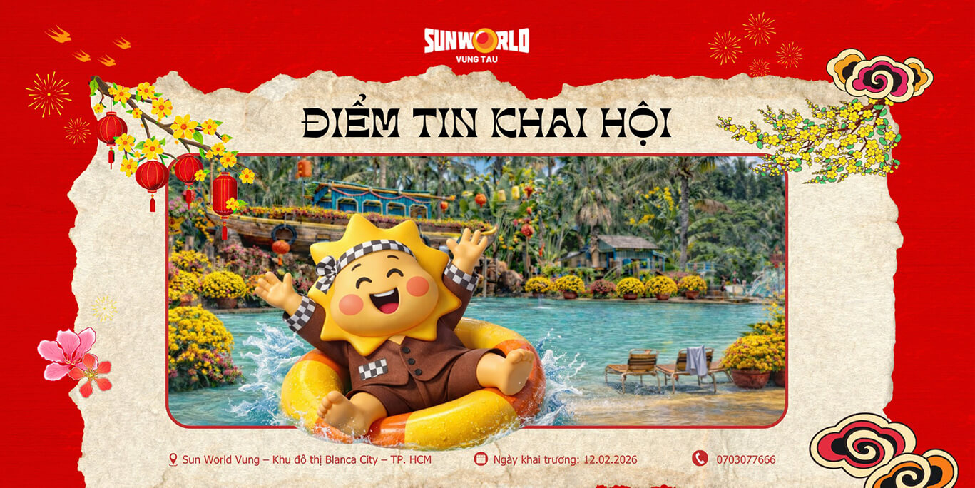 Công viên nước Sun World Vũng Tàu điểm đến hè 2026