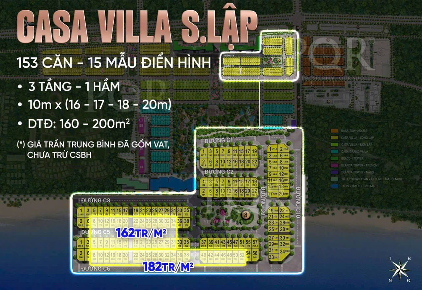 Biệt Thự Villa Vũng Tàu Blanca City – Vị Trí Sát Biển, Sổ Hồng Lâu Dài
