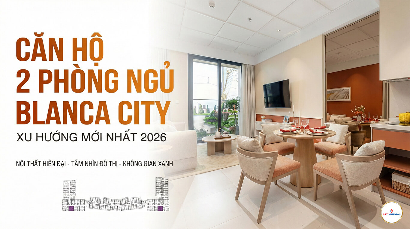 Căn hộ 2 phòng ngủ Blanca city