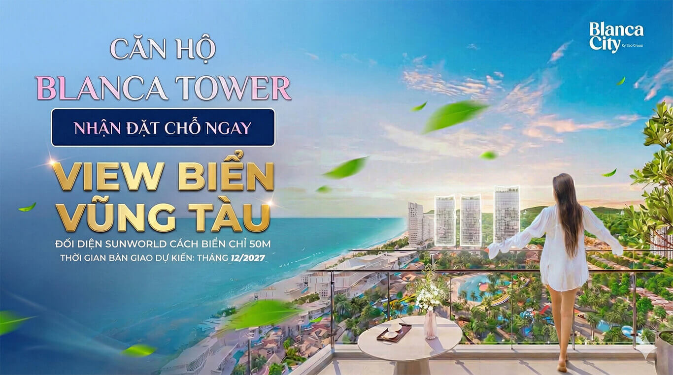 Căn hộ view biển Vũng Tàu tận hưởng không khí biển