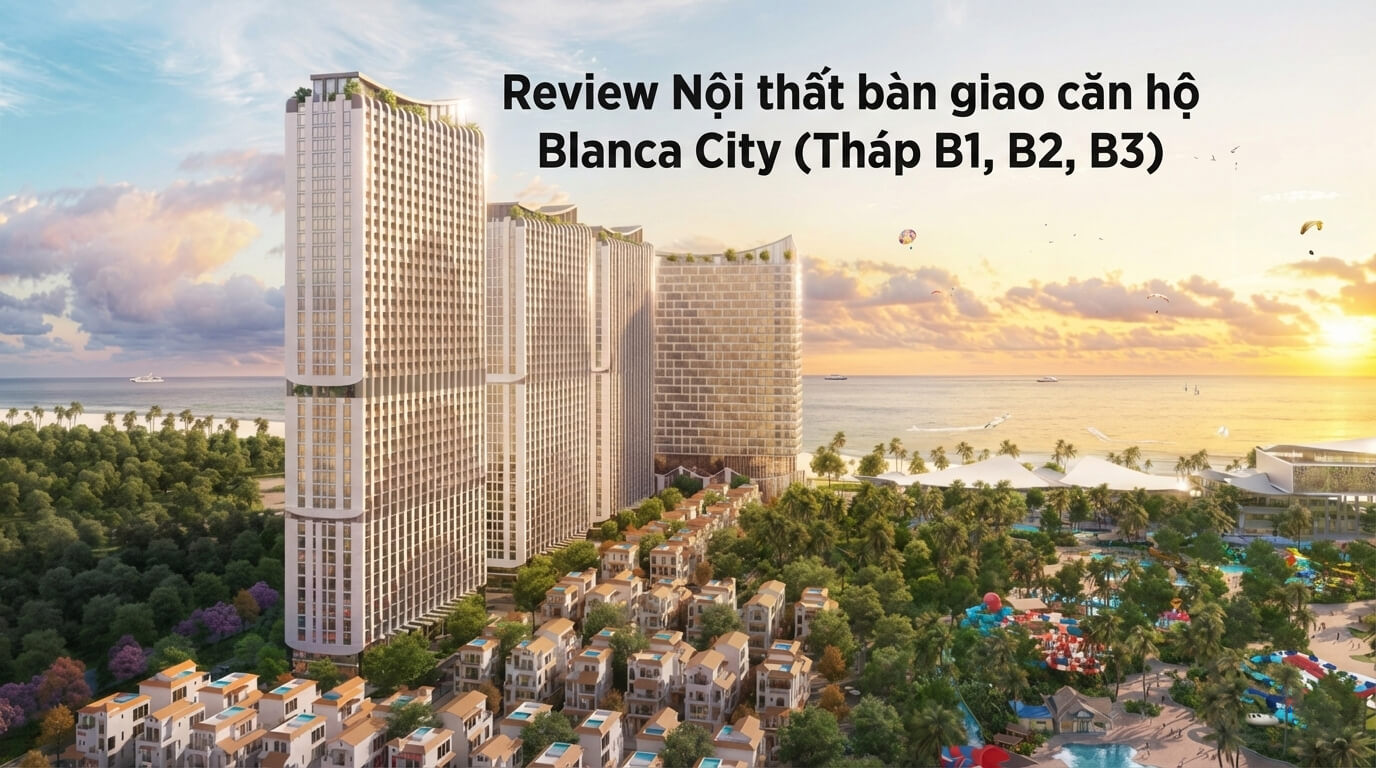 Nội thất bàn giao căn hộ Blanca City (Tháp B1, B2, B3): Review Chi Tiết & Bảng Giá Vật Liệu 2026