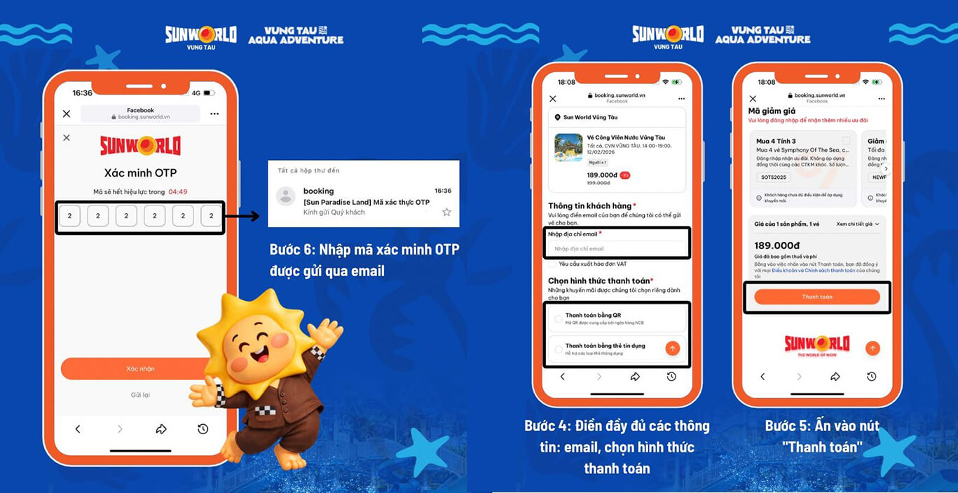 CẬP NHẬT BẢNG GIÁ VÉ SUN WORLD VŨNG TÀU 2026: CHI TIẾT VÉ LẺ, COMBO & KHUYẾN MÃI