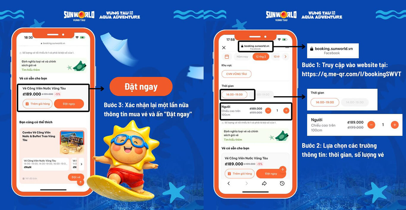 CẬP NHẬT BẢNG GIÁ VÉ SUN WORLD VŨNG TÀU 2026: CHI TIẾT VÉ LẺ, COMBO & KHUYẾN MÃI