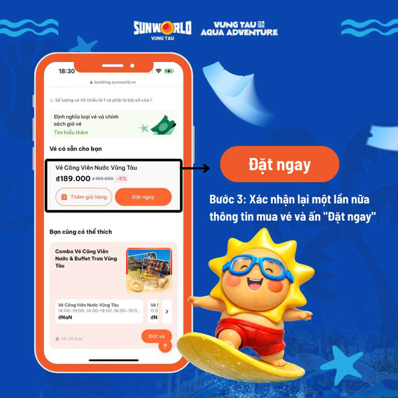 HƯỚNG DẪN CHI TIẾT MUA VÉ SUNWORLD VŨNG TÀU 2026: SĂN ƯU ĐÃI 5% & KHÔNG CẦN XẾP HÀNG