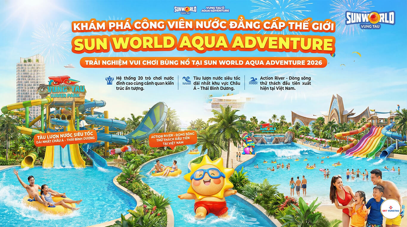 Điểm vui chơi Vũng Tàu mới nhất 2026 không thể bỏ lỡ