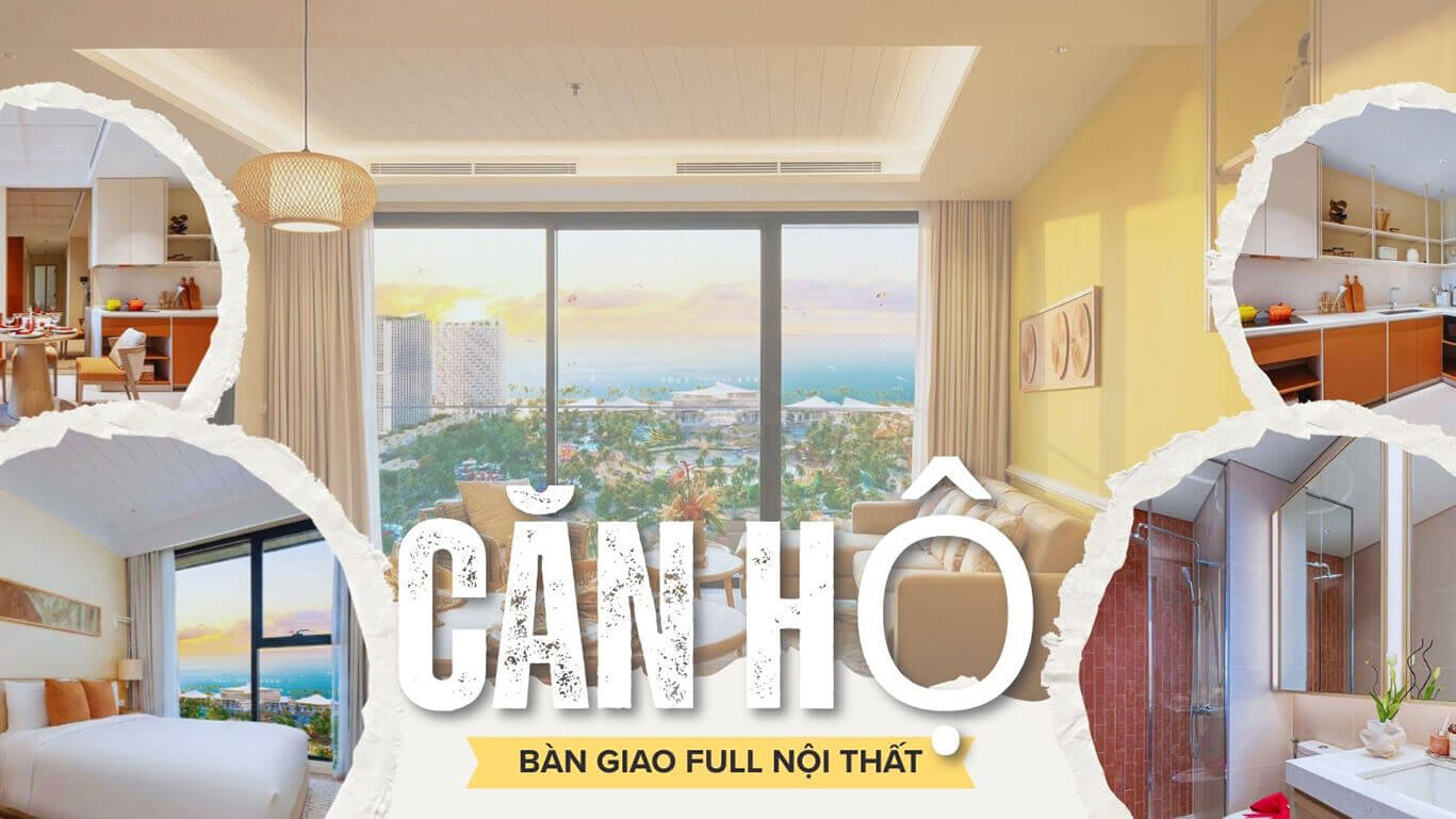 Nội thất bàn giao căn hộ ven biển blanca city