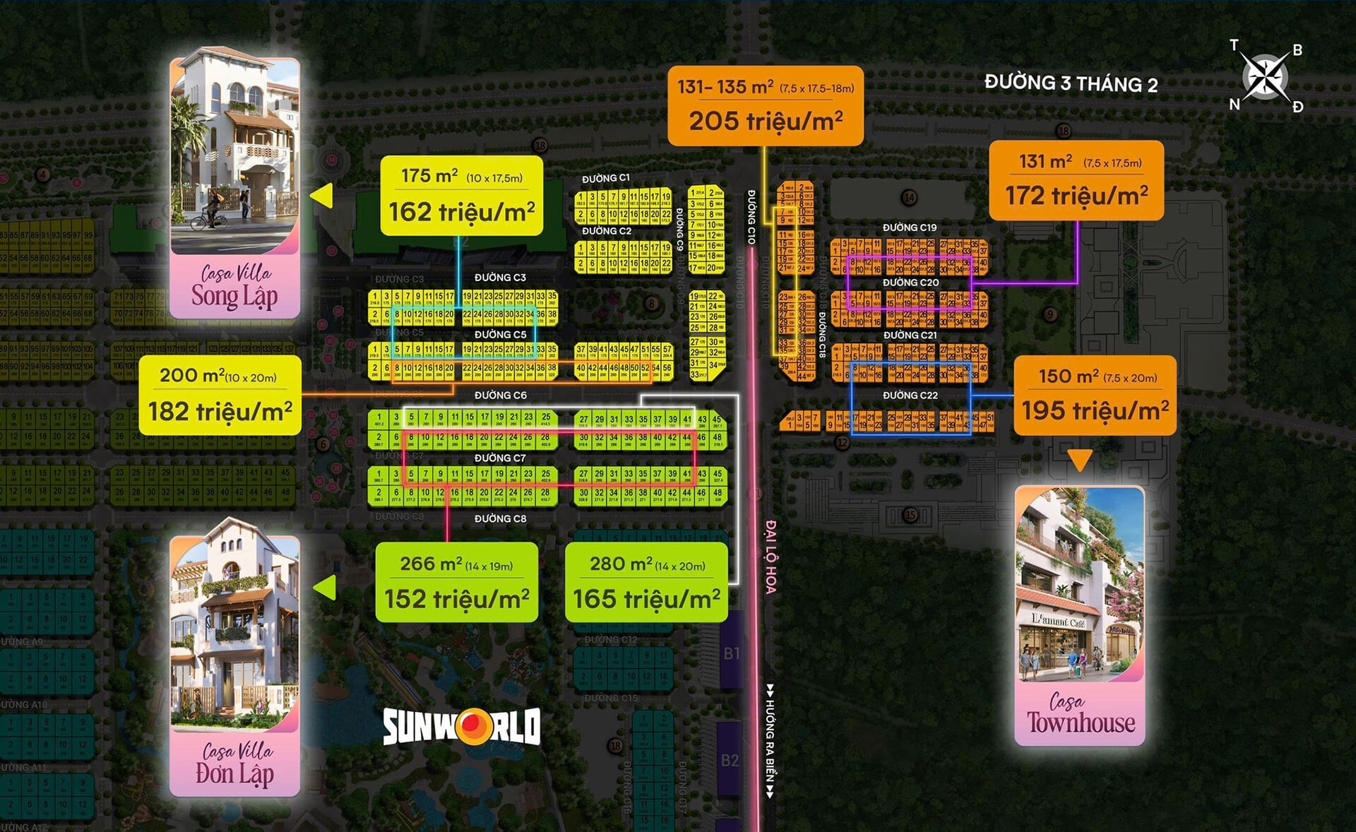 Mặt Bằng Blanca City SunGroup Vũng Tàu: Đánh Giá Quy Hoạch 1/500 & Layout Chi Tiết