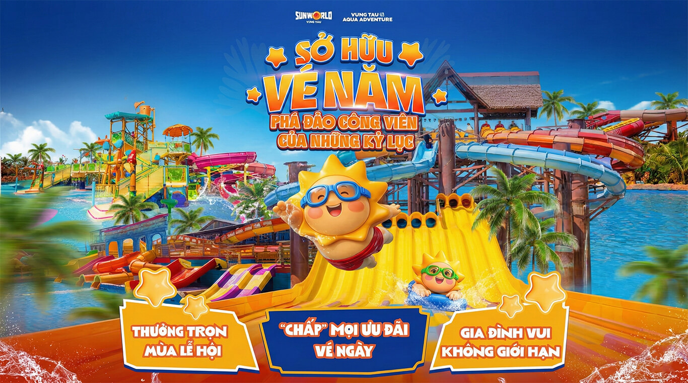 HƯỚNG DẪN CHI TIẾT MUA VÉ SUNWORLD VŨNG TÀU 2026: SĂN ƯU ĐÃI 5% & KHÔNG CẦN XẾP HÀNG