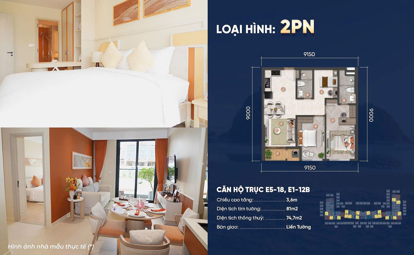 Thông tin Căn Hộ 2 Phòng Ngủ Vũng Tàu Tại Siêu Dự Án Blanca City