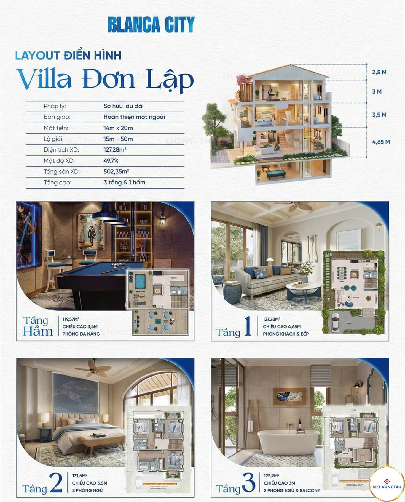 Biệt Thự Đơn lập Blanca city vũng tàu