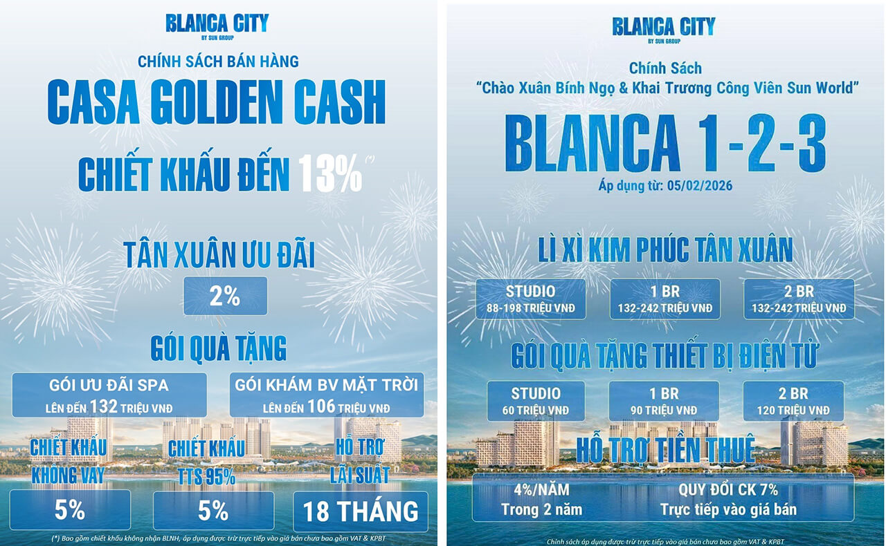 Chiết Khấu Blanca City Vũng Tàu