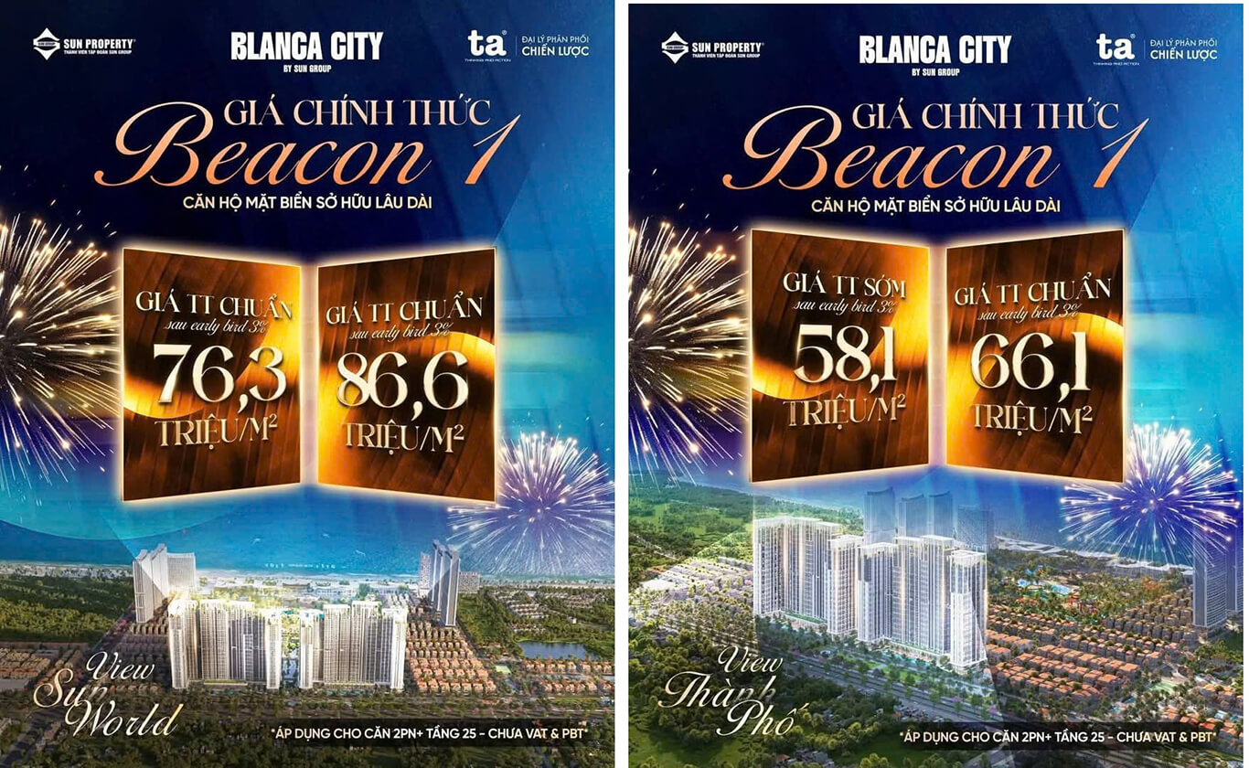 Giá căn hộ Blanca City mới nhất dự báo xu hướng 2026