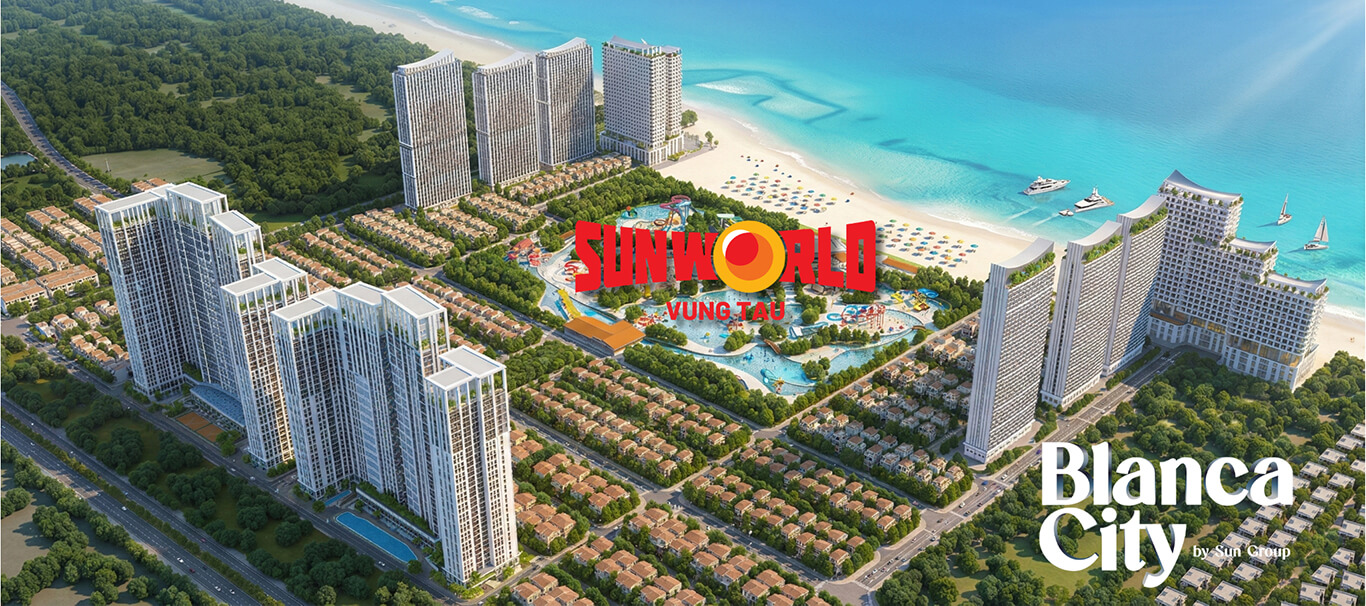Phối cảnh tổng thể dự án Blanca City Sun Group Vũng Tàu