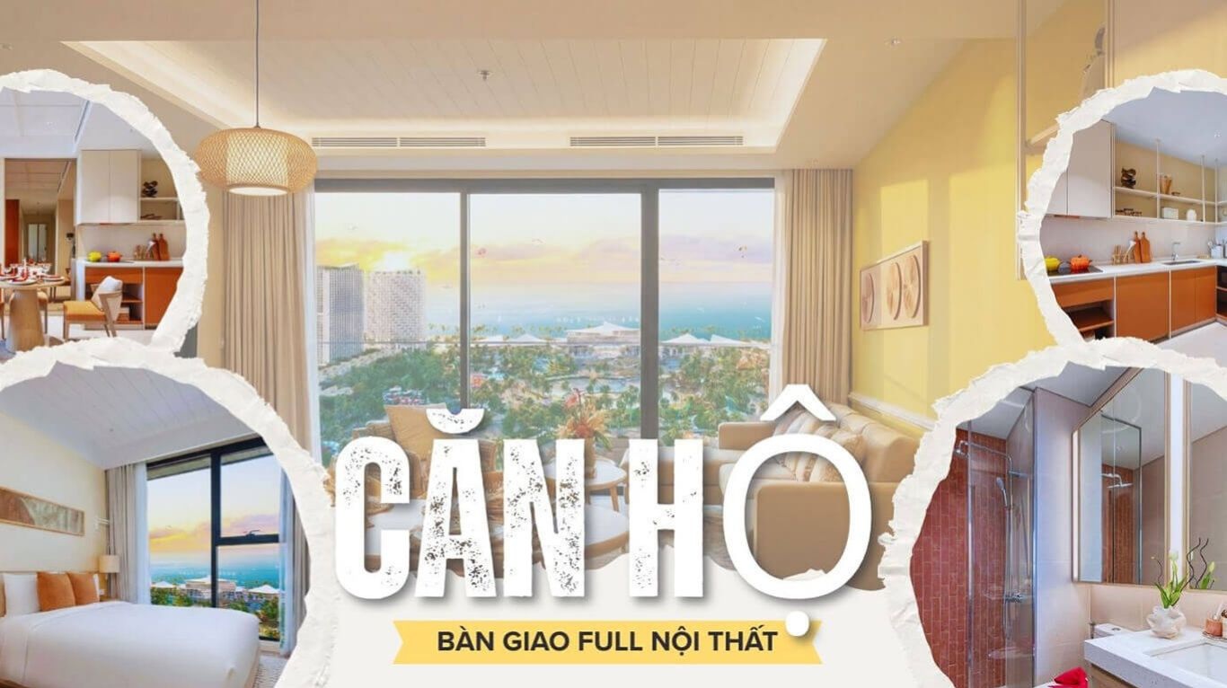 nội thất bàn giao căn hộ hạng sang blanca city vũng tàu