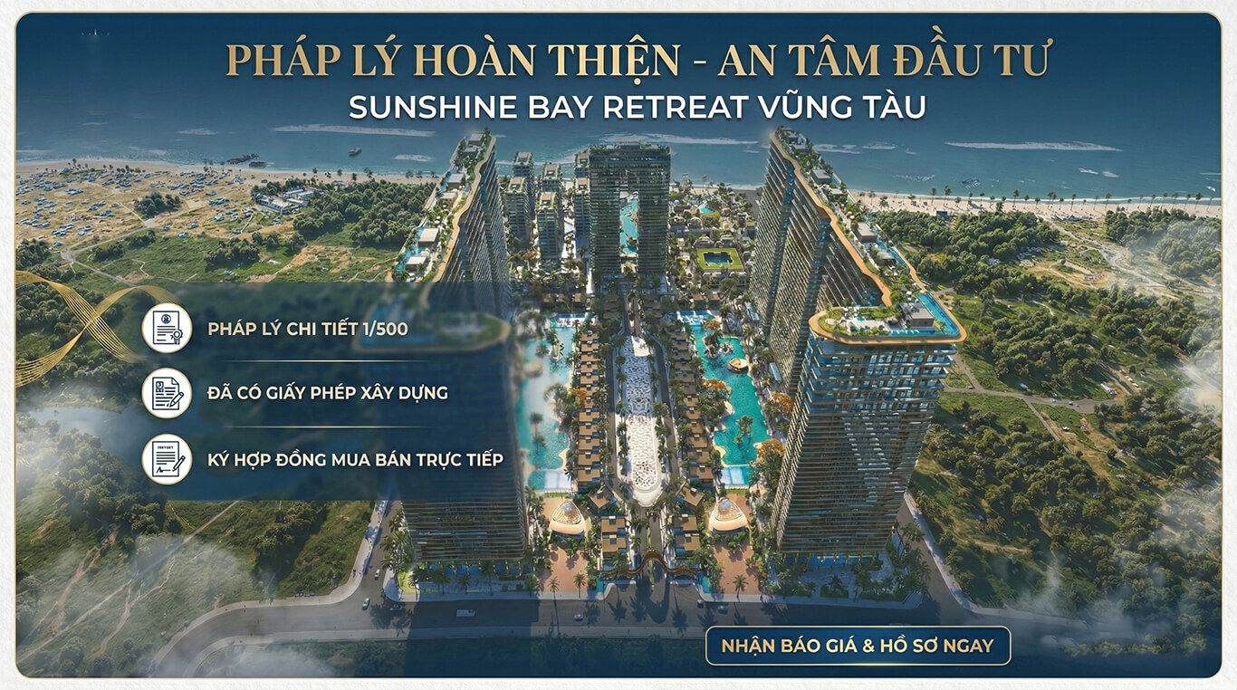 Pháp Lý Sunshine Vũng Tàu: Chi tiết 1/500 thời hạn sở hữu