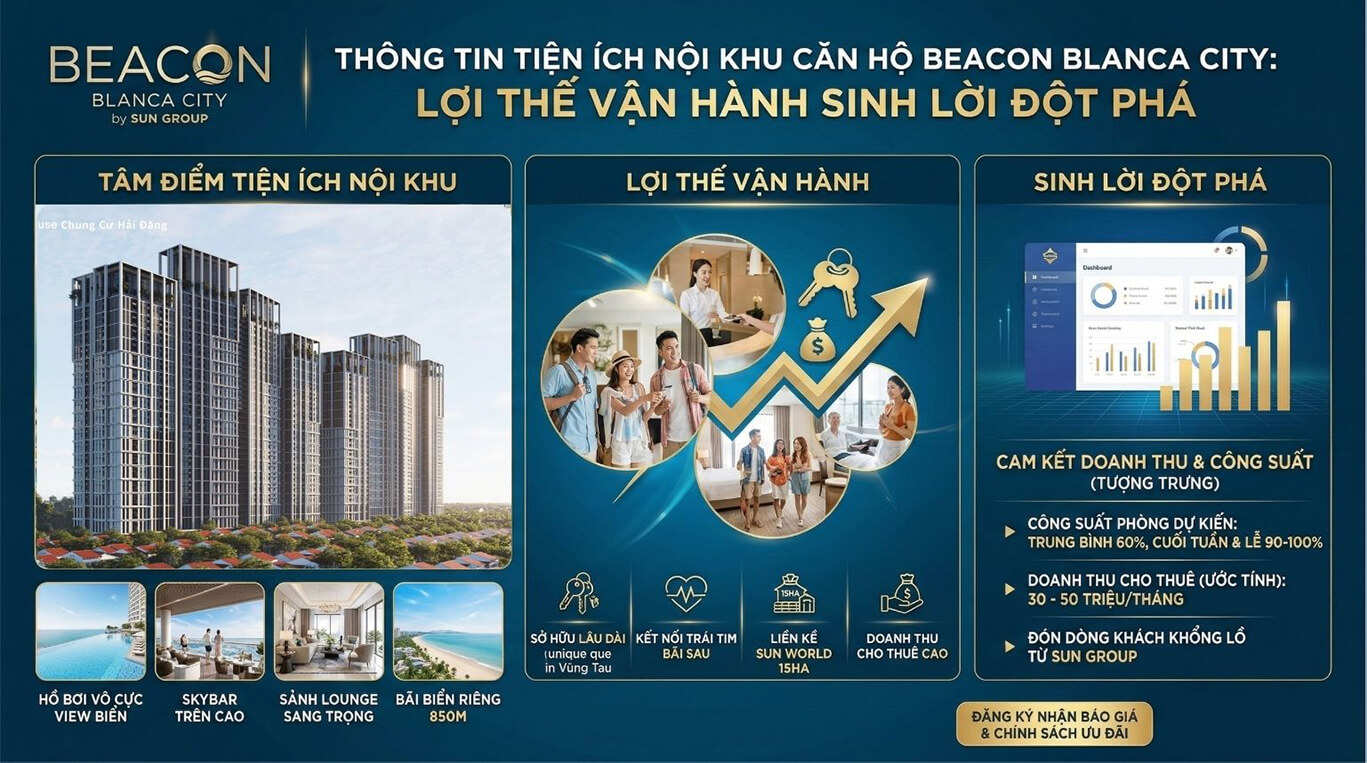 Tiện Ích Nội Khu Căn Hộ Beacon Blanca City