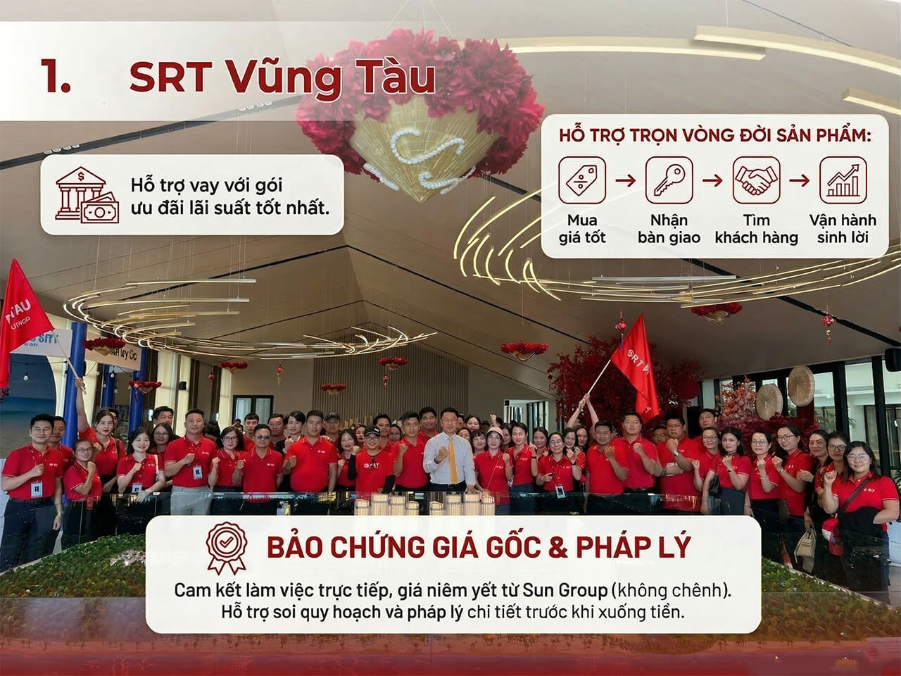SRT Vũng Tàu Đơn vị Phân phối chiến lược dự án Blanca city Vũng Tàu