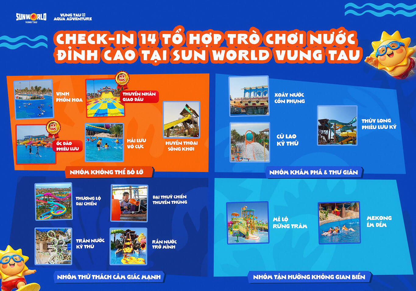 Thời Gian Mở Cửa Sun World Vũng Tàu 14 trò chơi