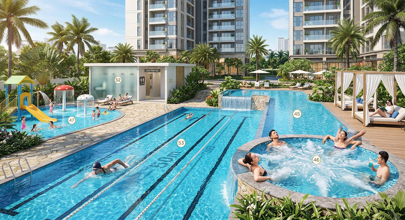 Hệ thống tiện ích nước tại Beacon Tower