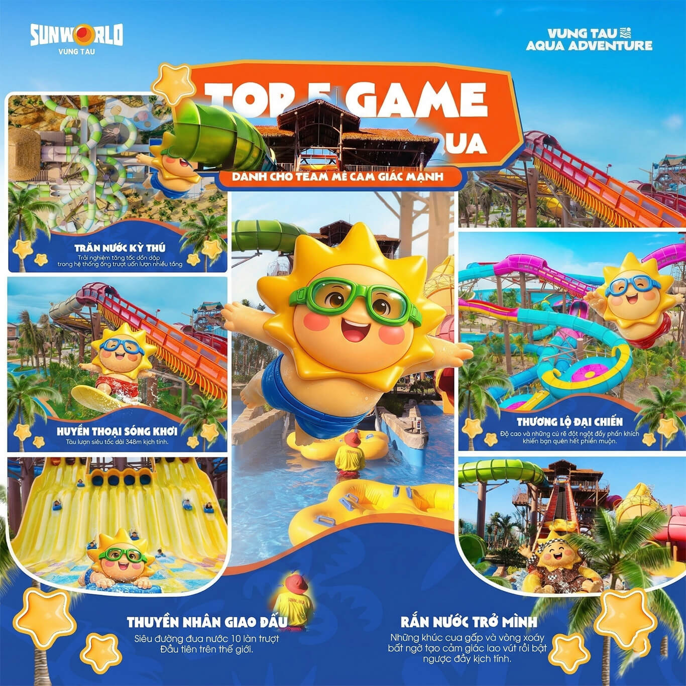 Trò chơi đặc sắc sunworld Vũng Tàu