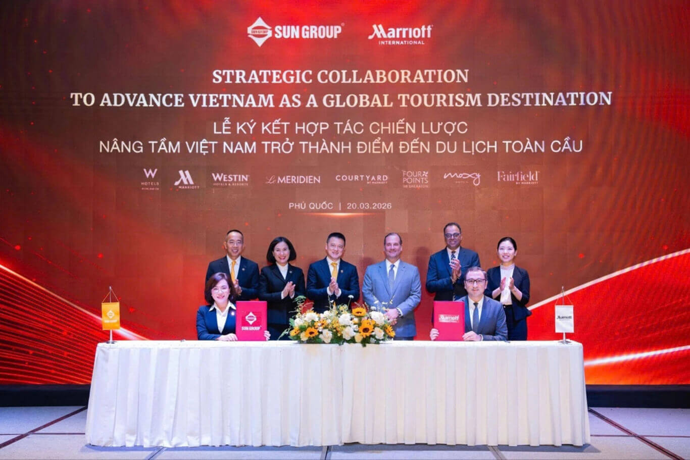 Sun Group Hợp Tác Marriott International: Đưa 10 Khách Sạn 5 Sao Đến Vũng Tàu & Phú Quốc