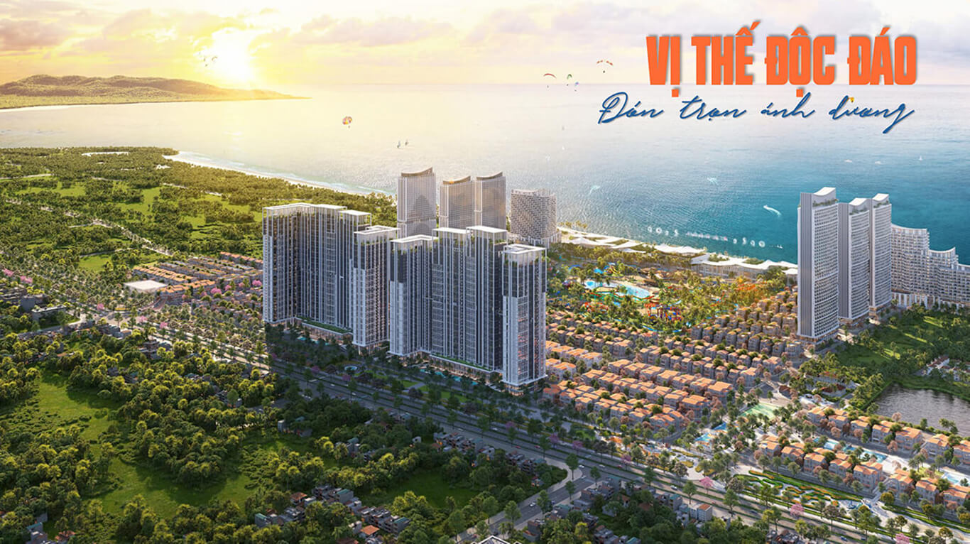 [Toàn cảnh dự án căn hộ cao cấp Blanca City sát biển Vũng Tàu của chủ đầu tư Sun Group với thiết kế sang trọng]