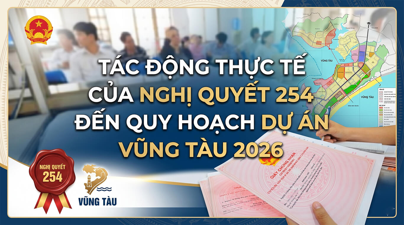 Tác Động Thực Tế Của Nghị Quyết 254 Đến Quy Hoạch Dự Án Vũng Tàu 2026