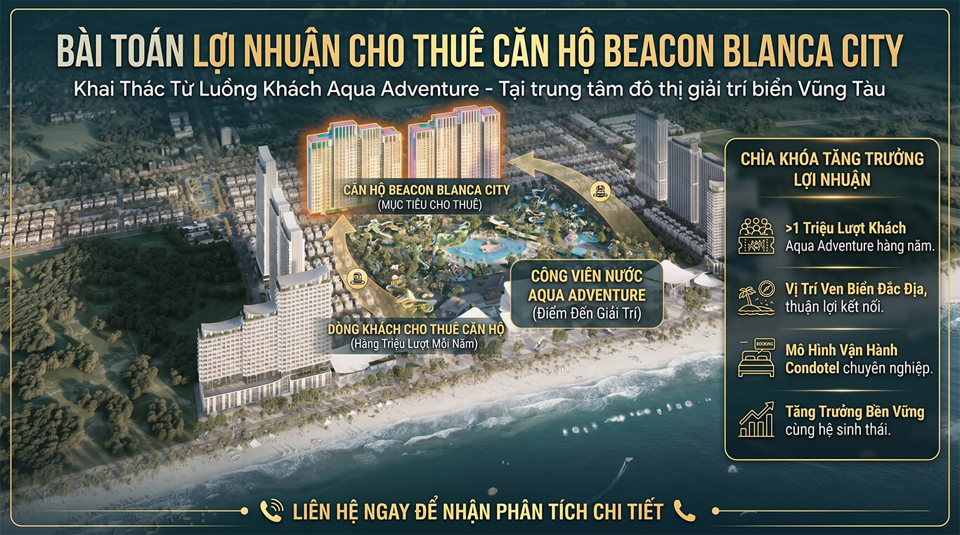 Bài Toán Lợi Nhuận Cho Thuê Căn Hộ Beacon Blanca City