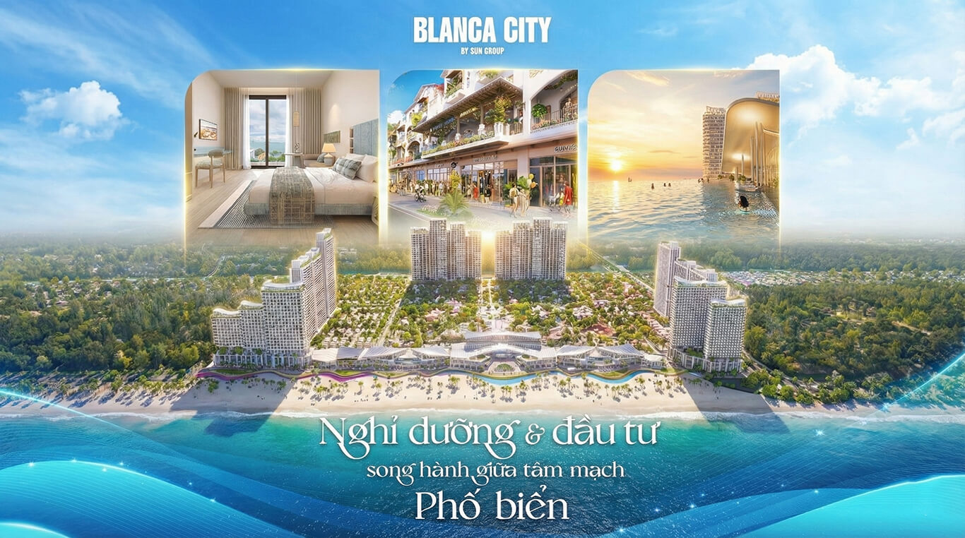 Phối cảnh tổng thể siêu đại đô thị biển Blanca City Vũng Tàu 96.6ha mặt tiền đường 3 tháng 2