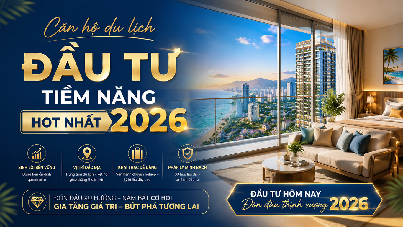 Căn hộ du lịch đầu tư tiềm năng hot nhất 2026