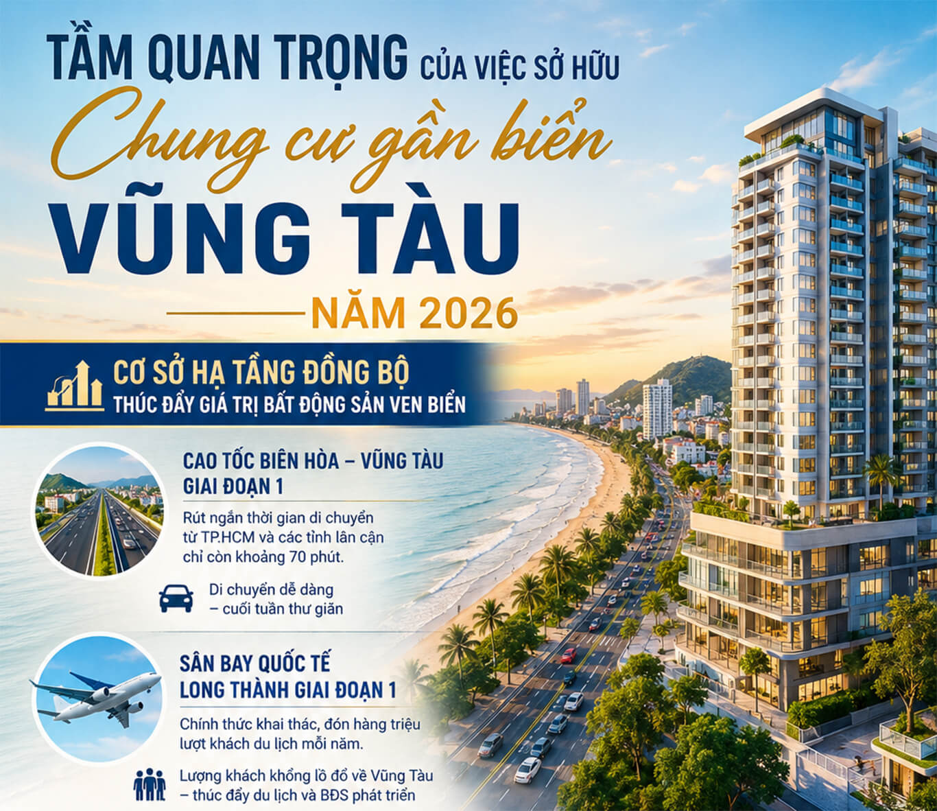 Chung cư gần biển Vũng Tàu đáng sống và đầu tư 2026