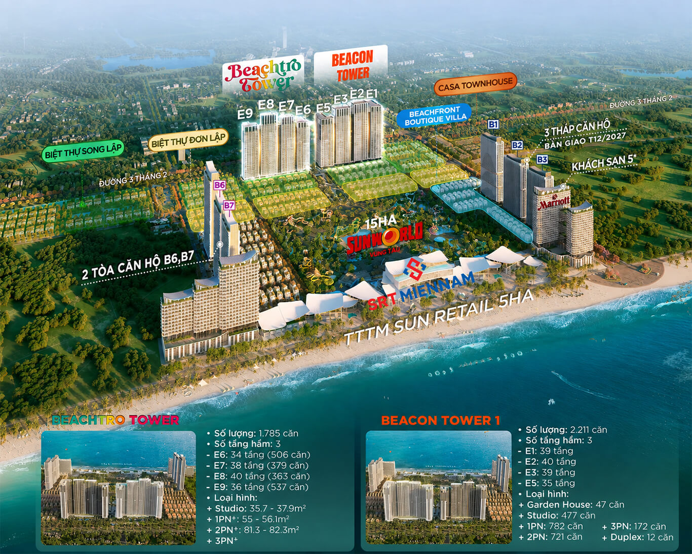 Tổng hợp Phân khu Cao Tầng Blanca City