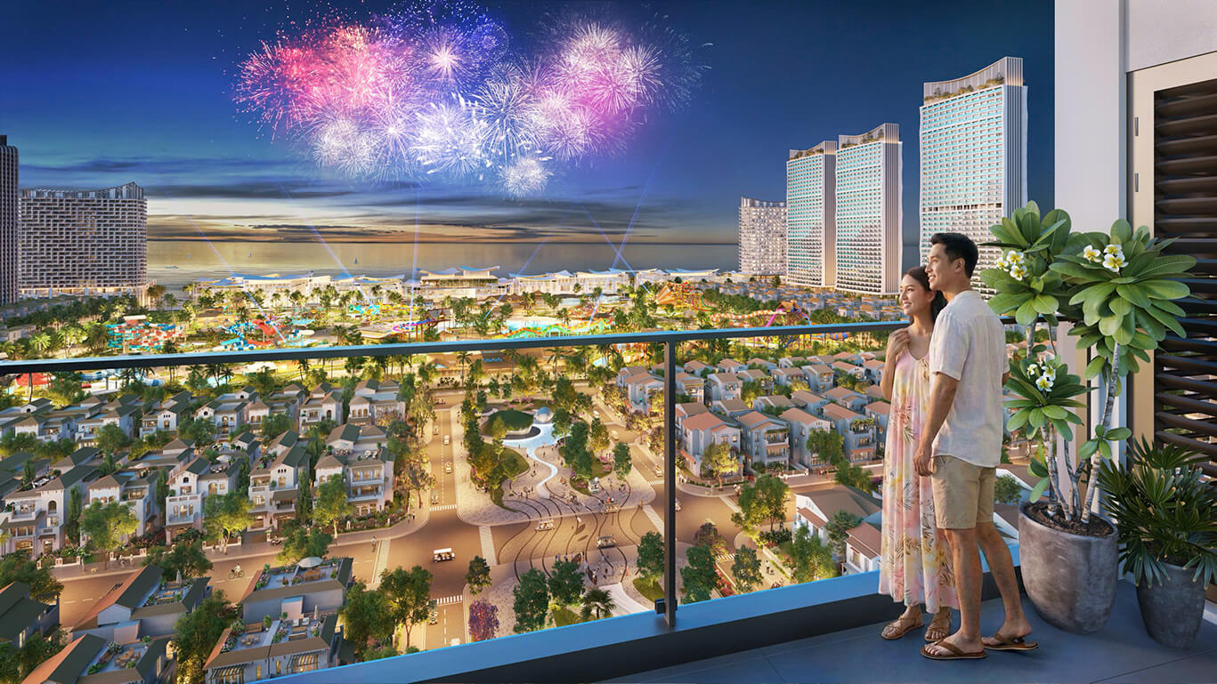 căn hộ Beacon Vũng Tàu lung linh về đêm nằm sát bờ biển, nổi bật sự sang trọng chuẩn 5 sao