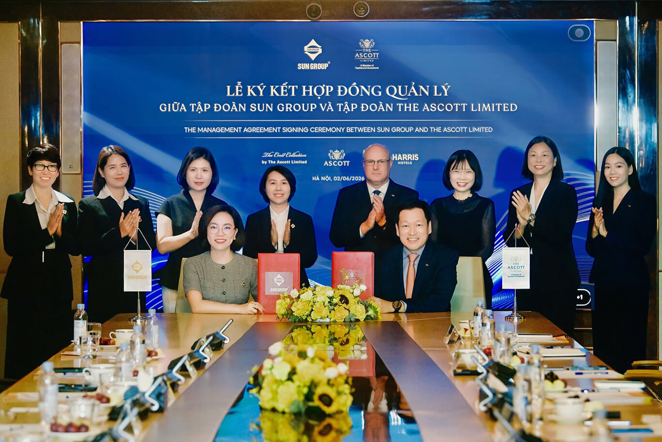 Hợp Tác Sun Group Và The Ascott Limited